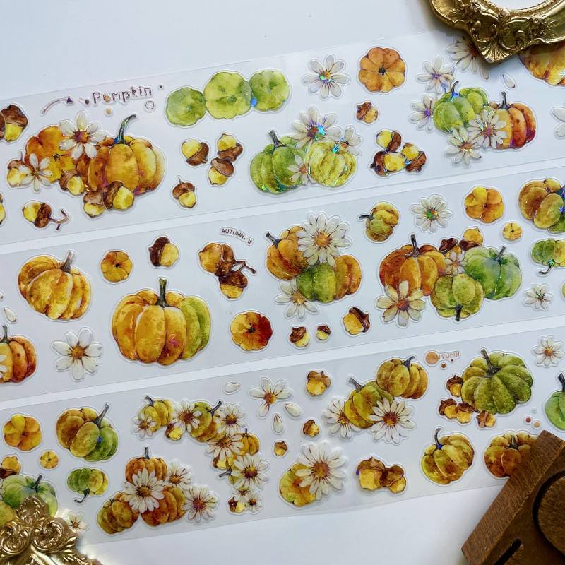 Pumpkin Whirl PET Tape | Xiao Bai Jia