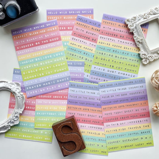 Pastel Quote Stickers