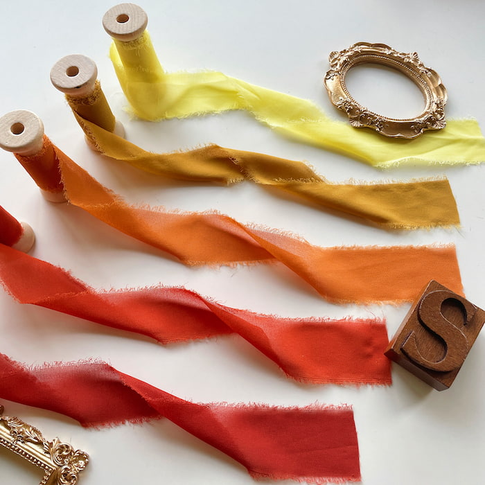 Frayed Edge Chiffon Ribbon Set #5 – Soto Studios