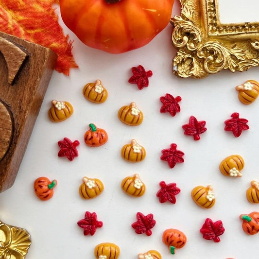 Maple Pumpkin Craft Decoration 30PCS
