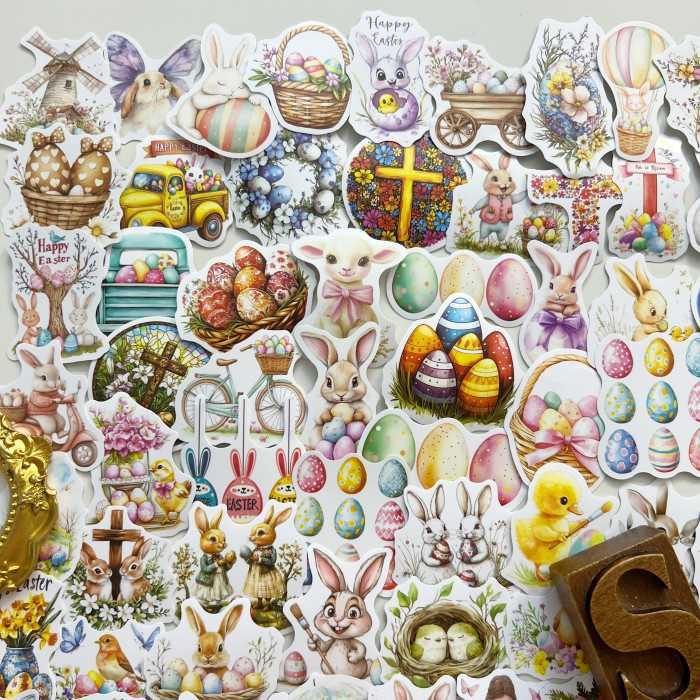 Easter Wonderland Sticker 100PCS