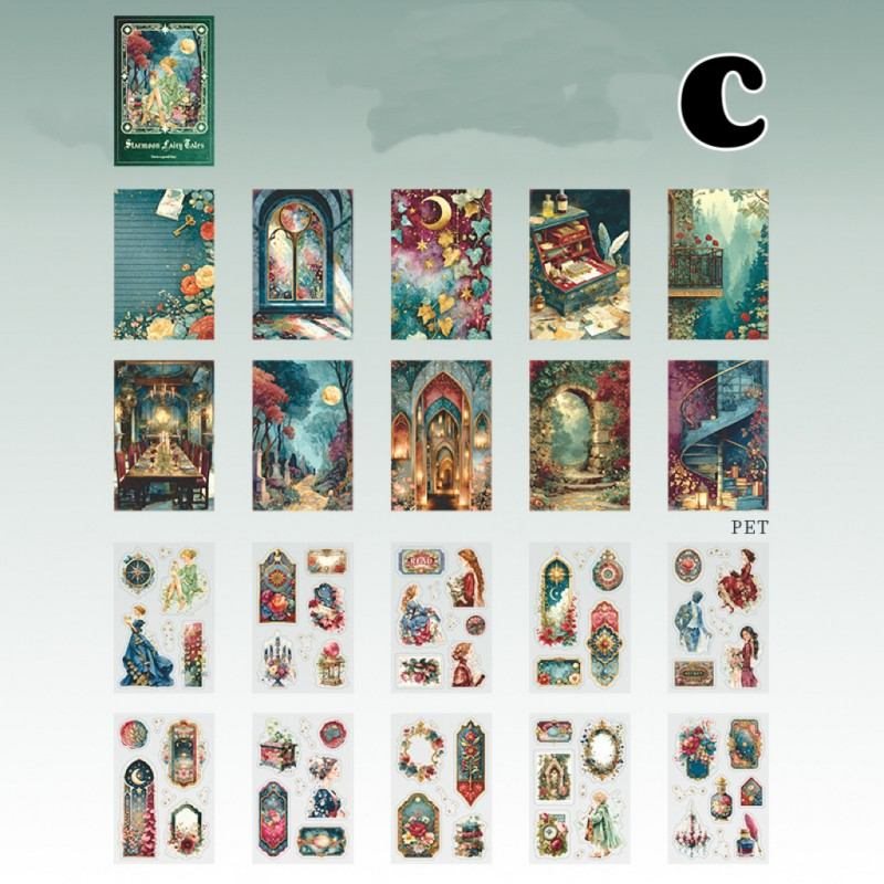 Starmoon Fairy Tales Sticker Book 20Sheets