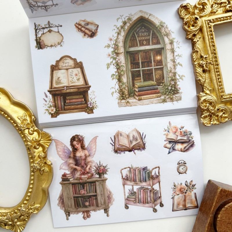 Fairy Bookshop Sticker Book 20Sheets