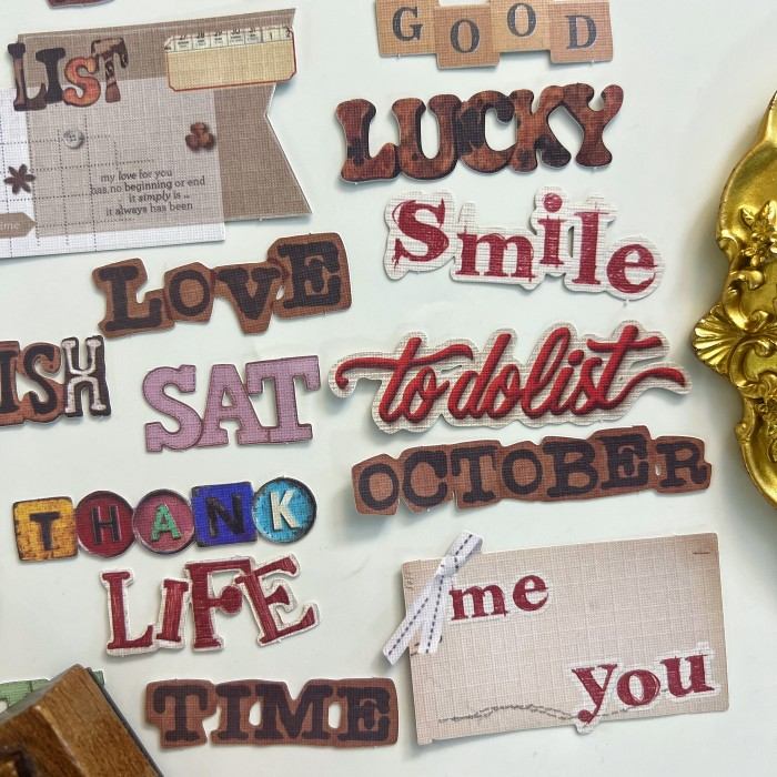Patch Letters Sticker 25PCS