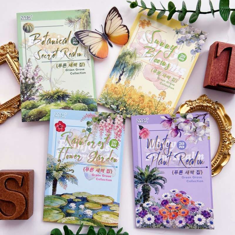 Woodsy Petal Sticker Book 20Sheets