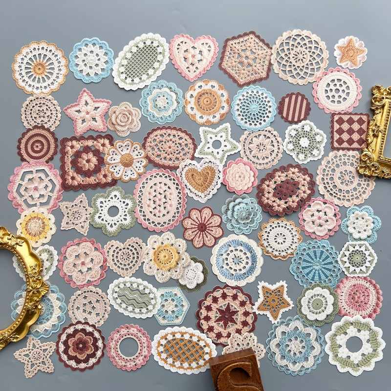Flower Weave Sticker 60PCS