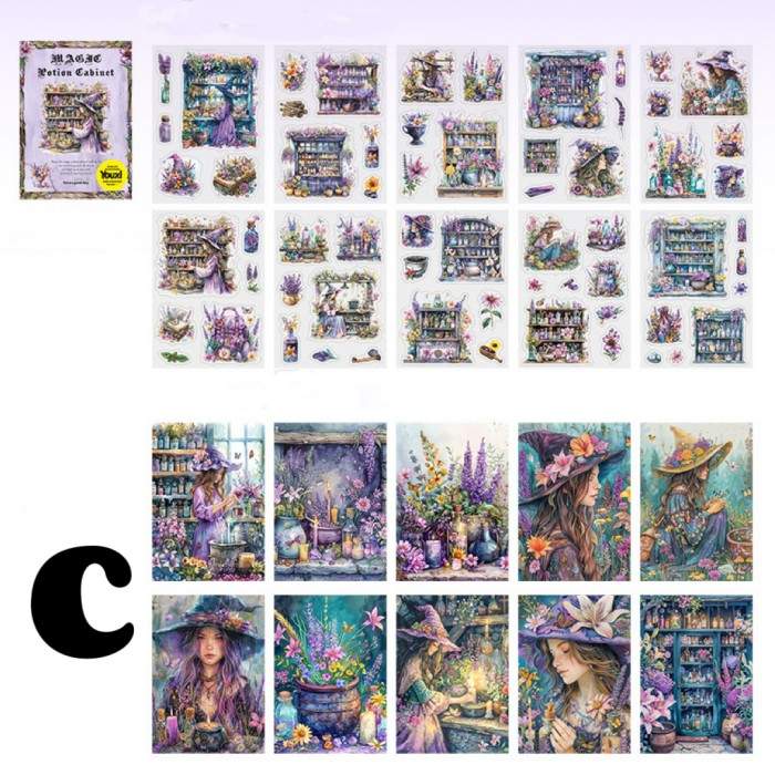 Magic Medicine Cabinet Sticker Book 20Sheets
