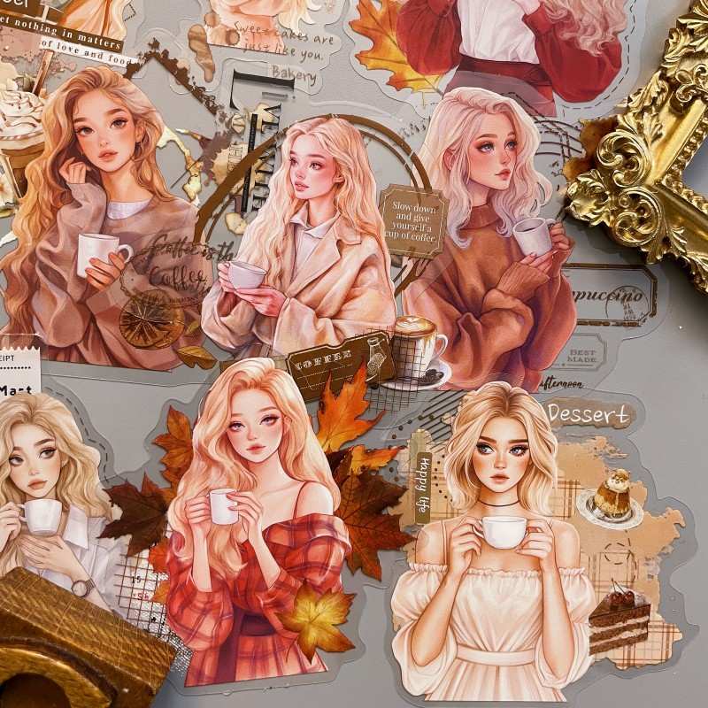 Warm Coffee Stories Sticker 20PCS