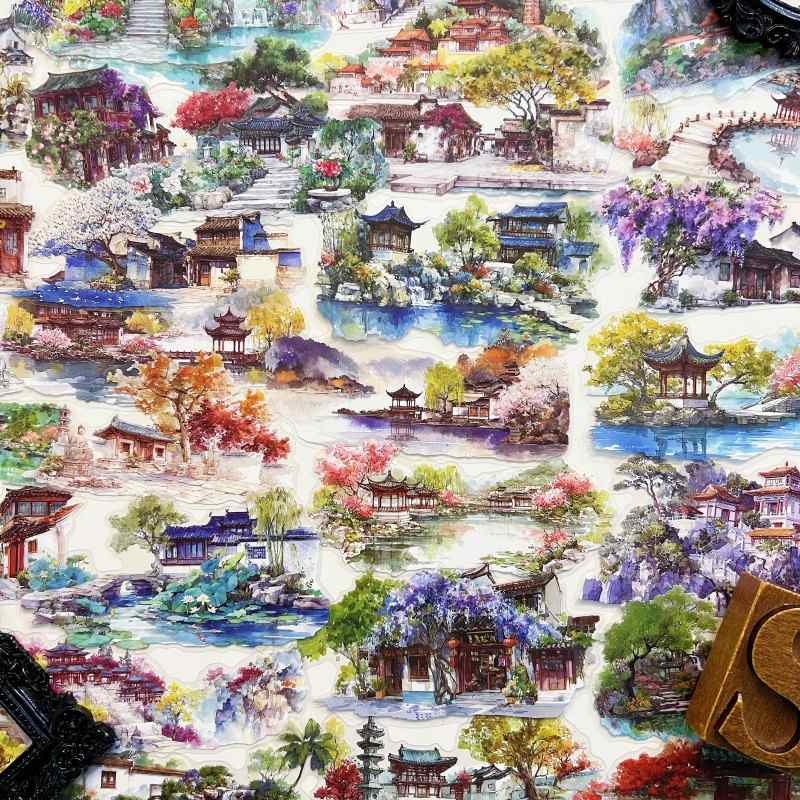 Dynasty Yard Sticker 60PCS