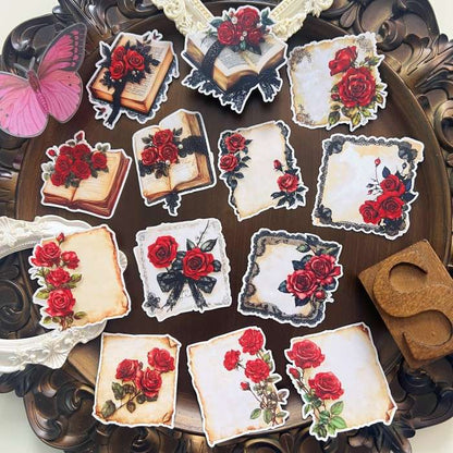 Vintage Romance Sticker 13PCS | ML