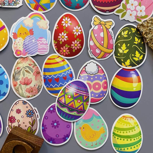 Colorful Hatch Sticker 50PCS