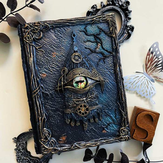 Arcane Gaze 3D Embossed Loose-Leaf Journal