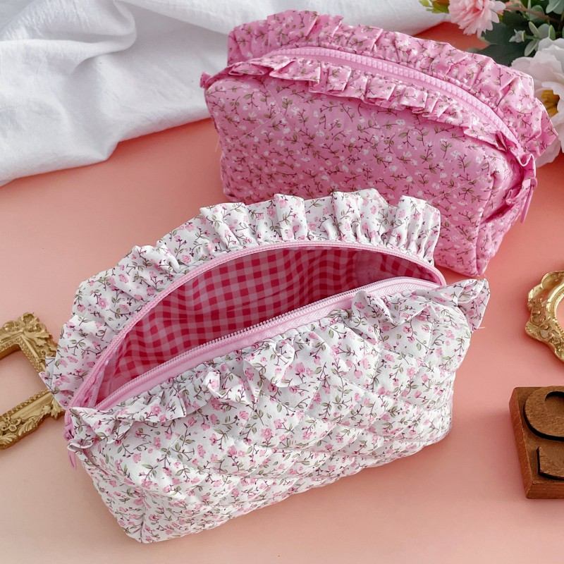 Pink Floret Pouch