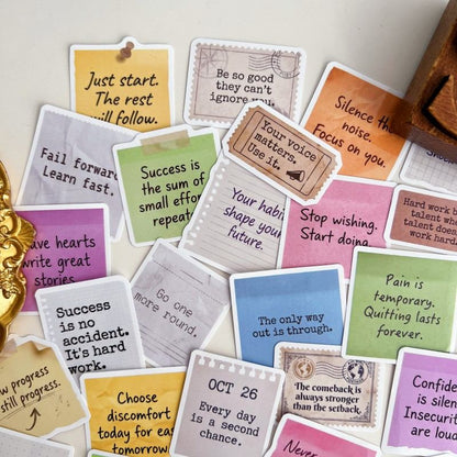 Ticket Script Sticker 50PCS