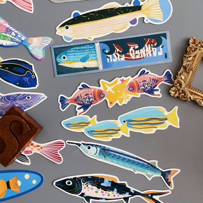 Ocean Fish Note Paper 30PCS