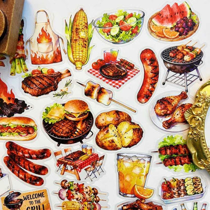 Grill Feast Sticker 56PCS