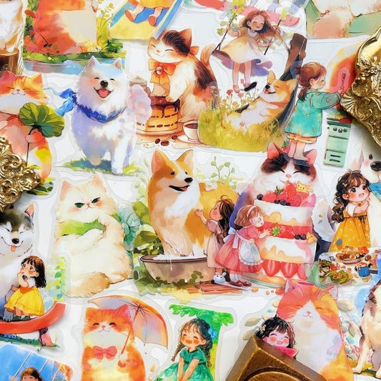 Lily's Pet World Sticker 60PCS