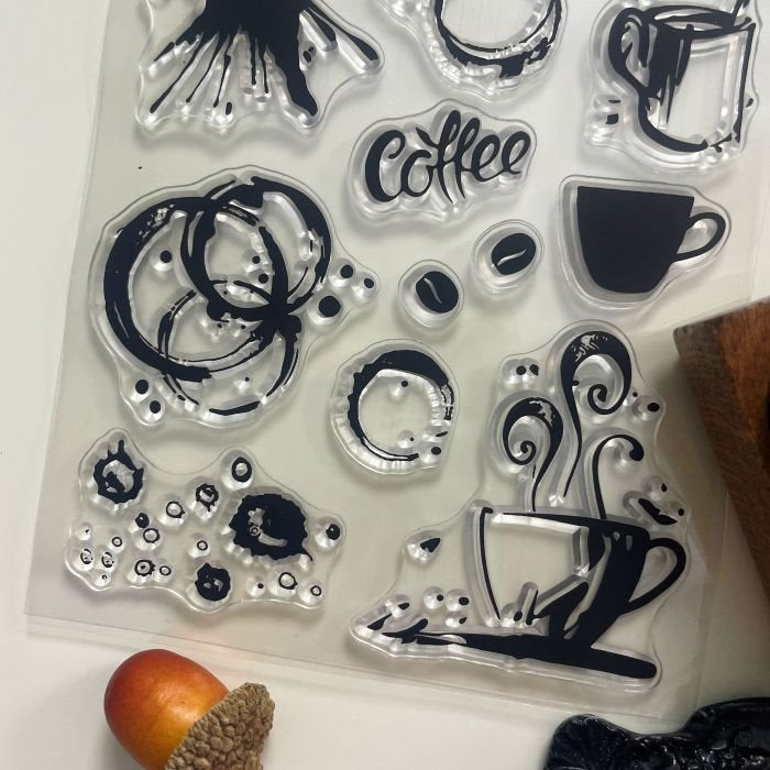 Coffee Craze Clear Stamp