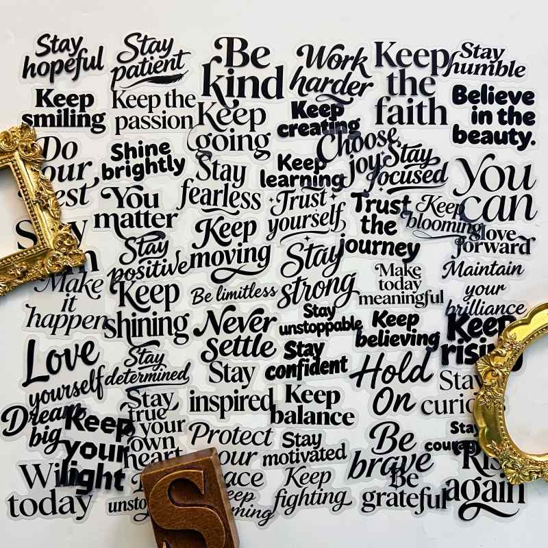 Believe More Sticker 56PCS