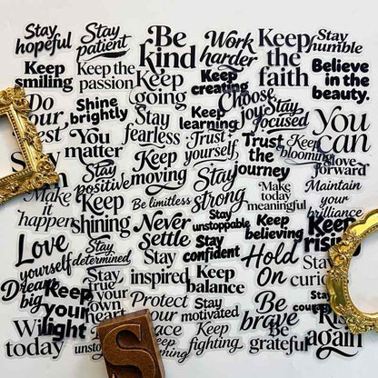 Believe More Sticker 56PCS