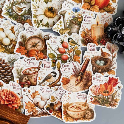 Fall Botany Sticker 50PCS