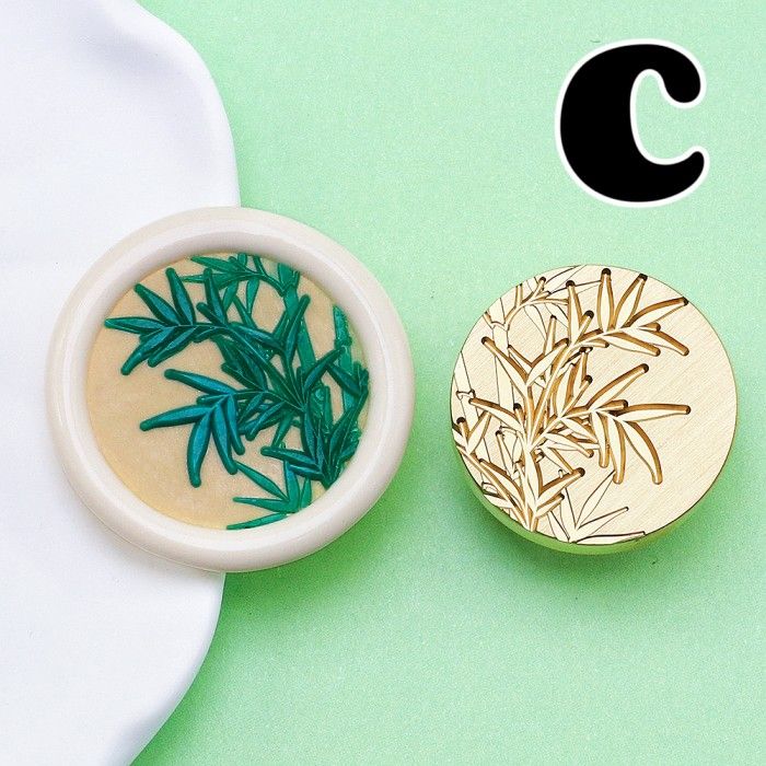Carved Greenery Sealing Wax Stamp