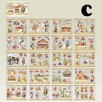 European Theatre Sticker Book 20Sheets