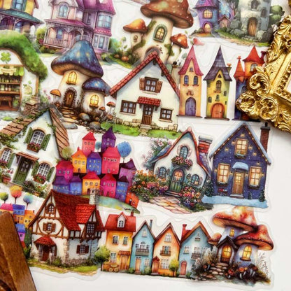 Storybook Cottages Sticker 50PCS