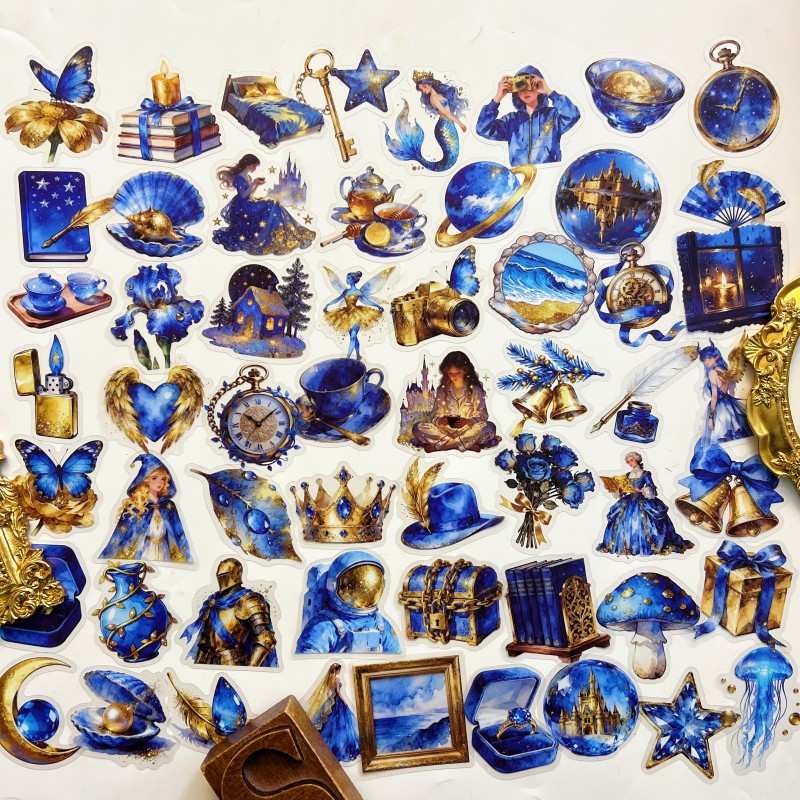Blue Starhome Sticker 56PCS