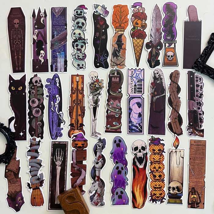 Spooky Retro Note Paper 30PCS