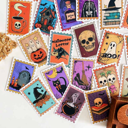 Creepy Postage Sticker 50PCS