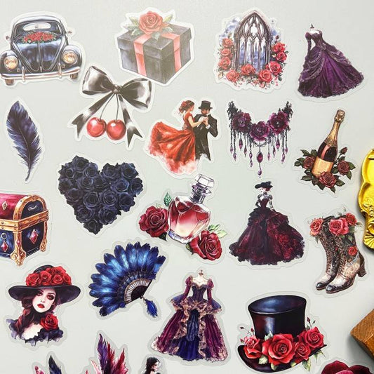 Masquerade Ball Sticker 50PCS