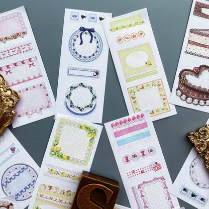 Creamy Flower Sticker