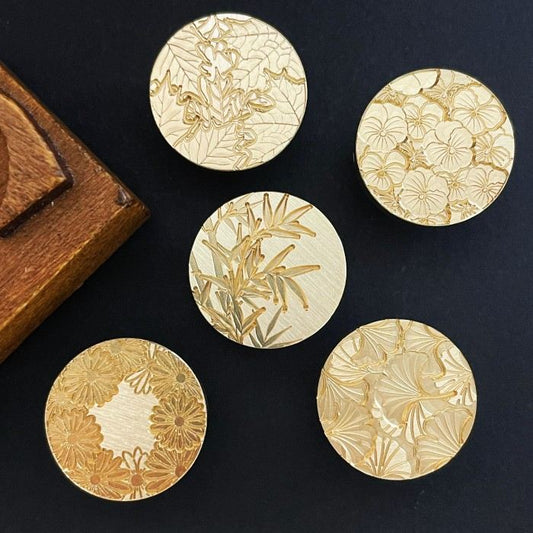 Carved Greenery Sealing Wax Stamp