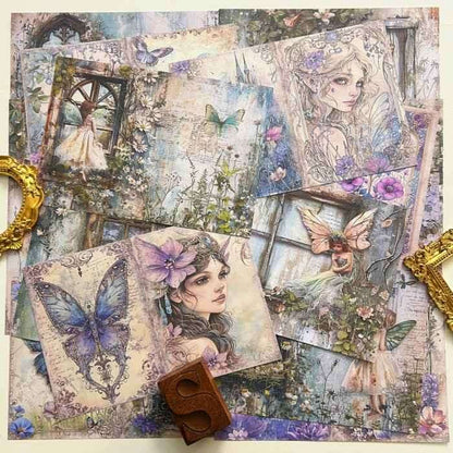 Mystic Fairy Collage Paper 16Sheets