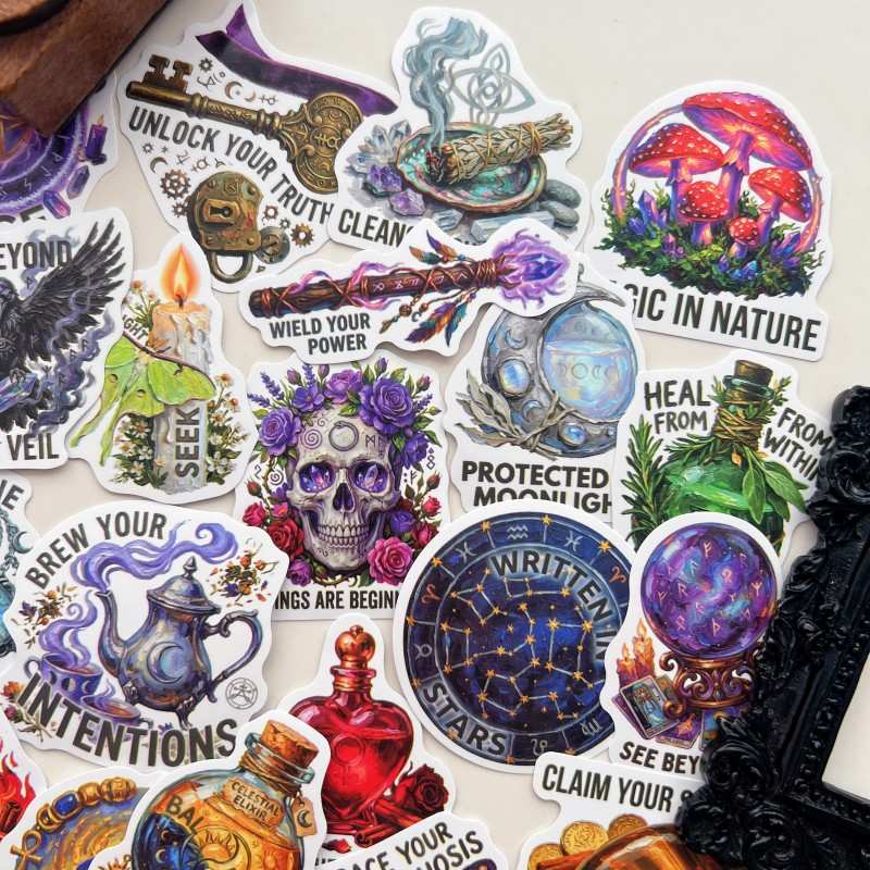 Arcane Decor Sticker 50PCS