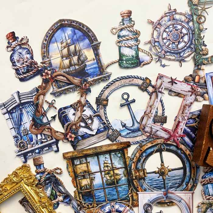 Maritime Memory Sticker 60PCS