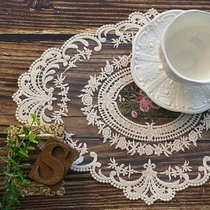 Retro Lace Doilies Table Decor