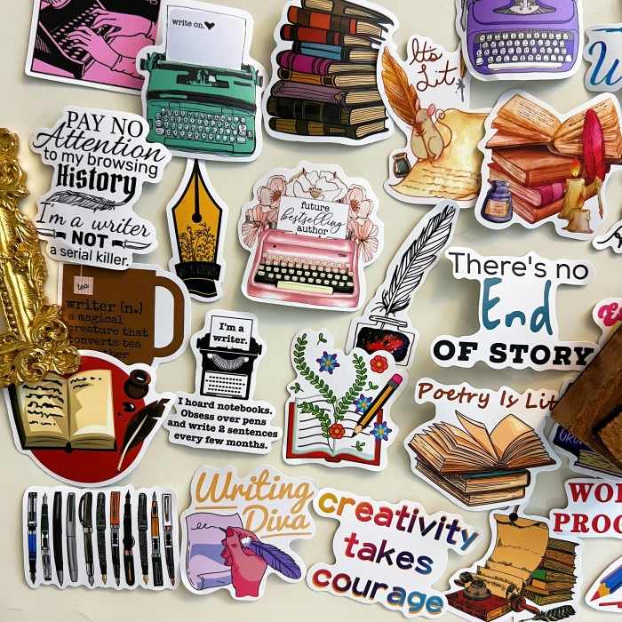 Writer Doodles Sticker 50PCS