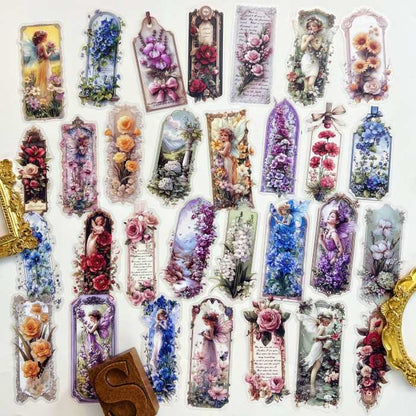 Flower Language Fairy Sticker 30PCS