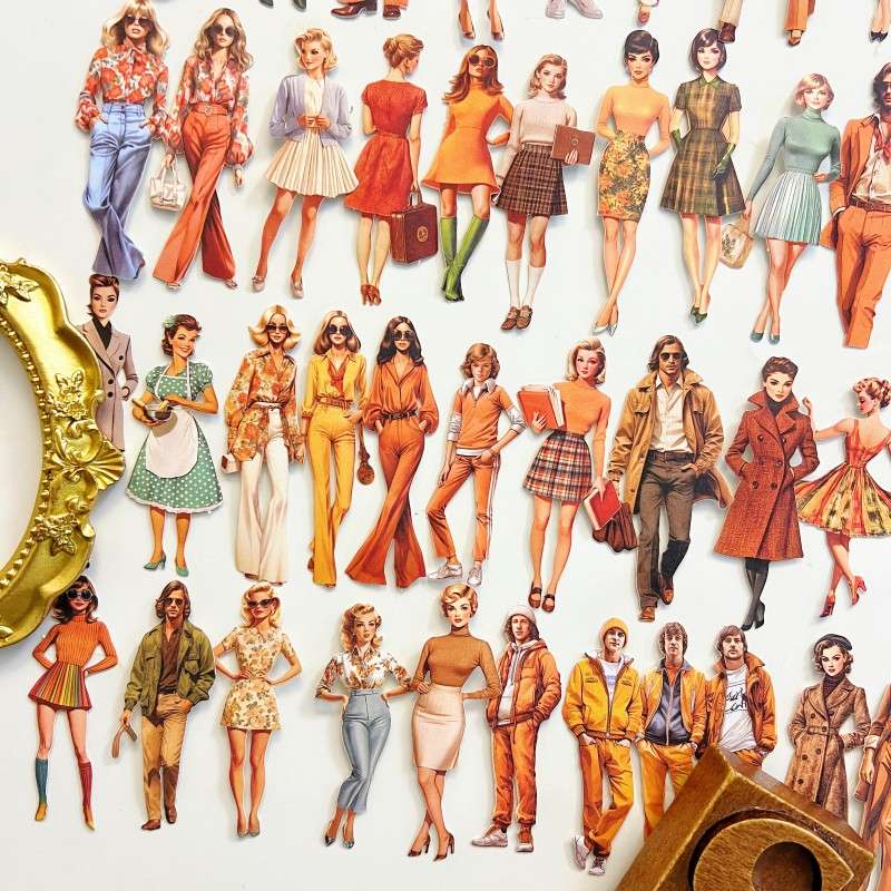 Hollywood Fashion Sticker 50PCS