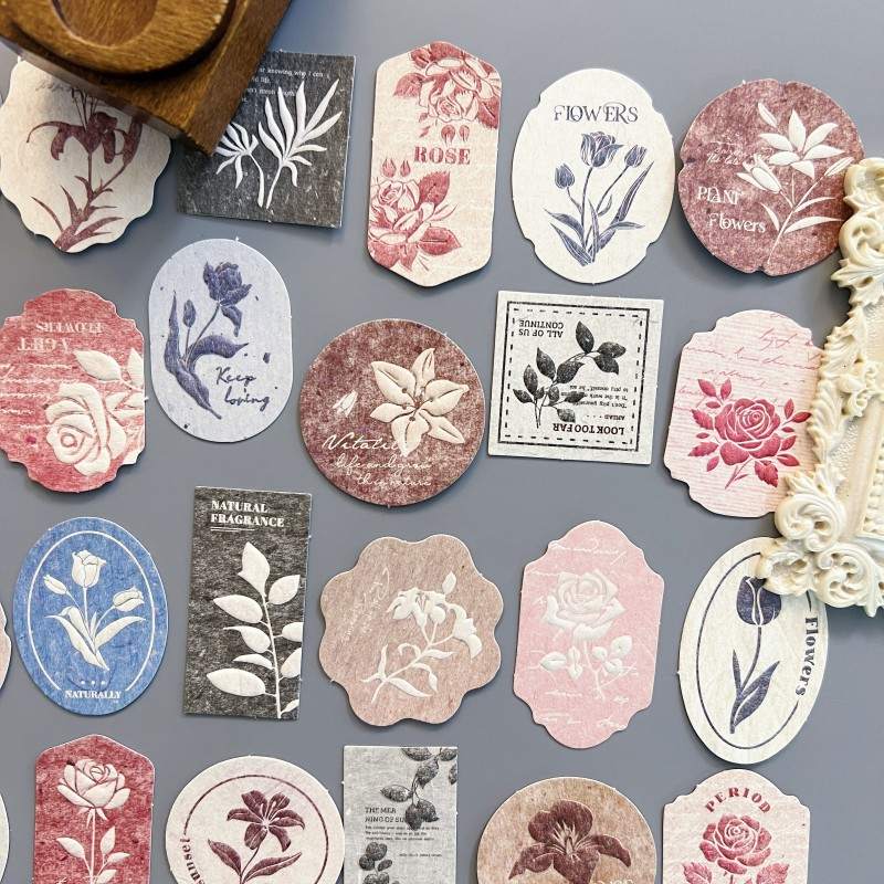 Hazy Flower Sticker 40PCS