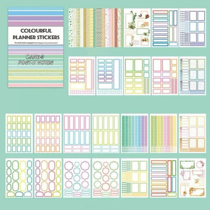 Colourful Planner Sticker Book 24Sheets