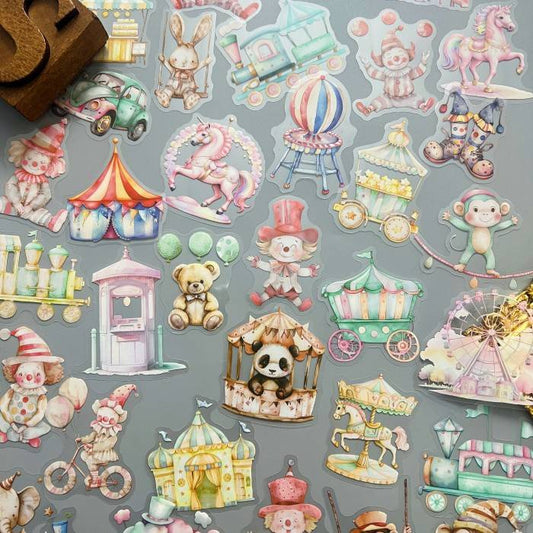 Amusement Park Sticker 60PCS