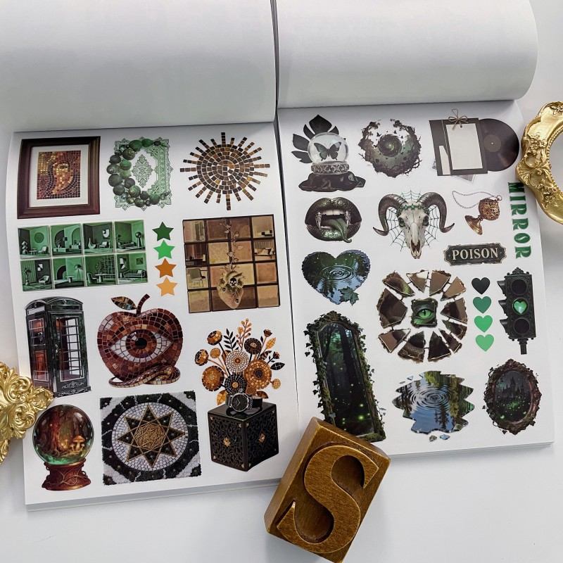 Emerald Spell Sticker Book 20Sheets