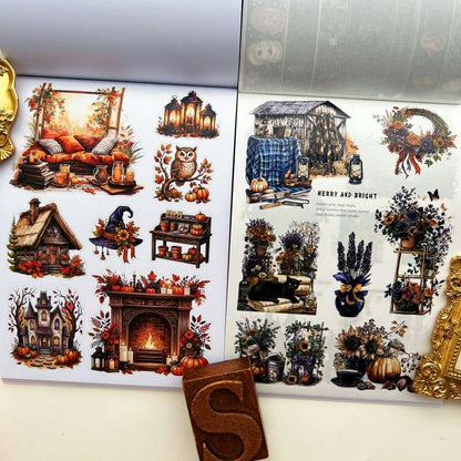 Pumpkin & Spellbound Sticker Book 24Sheets