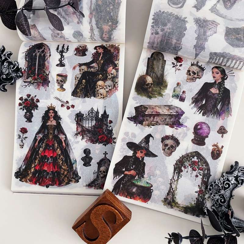 Gothic Diary Washi Sticker Book 50Sheets