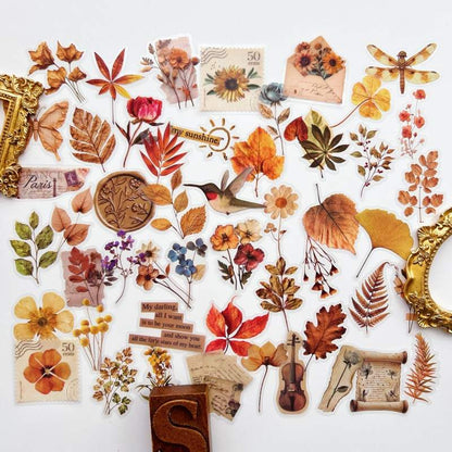 Literary Garden Sticker 50PCS