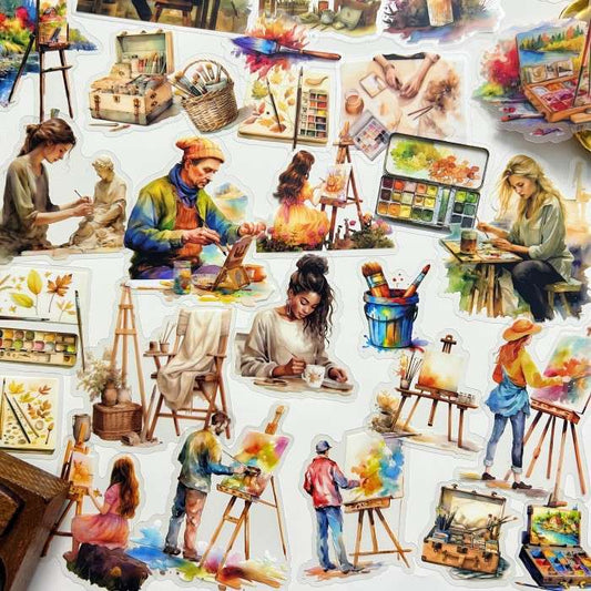 Artistic Moments Sticker 60PCS