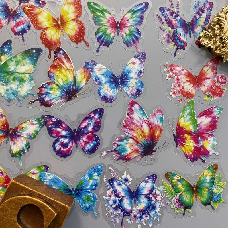 Colorful Wings Sticker 56PCS